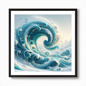 Ocean Wave Art Print