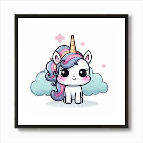 Cute Unicorn 749 Art Print