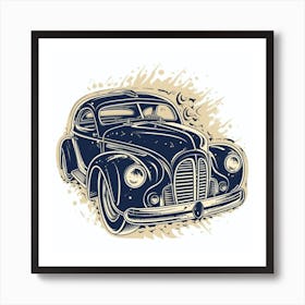 Vintage Car 2 Art Print