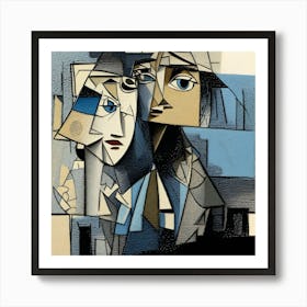 Cubism art Art Print