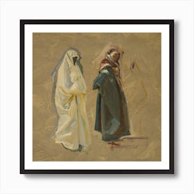 Study Of Two Bedouins, John Singer Sargent Art Print