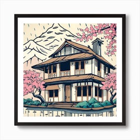 Japanese House 3 Art Print