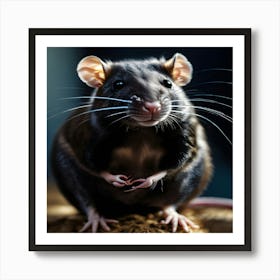 Cut Rat Art Print