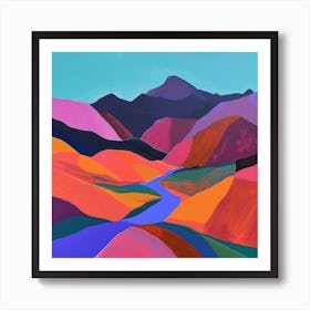 Abstract Travel Collection Lesotho 4 Art Print