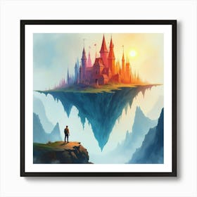 Castle In The Sky Art Print