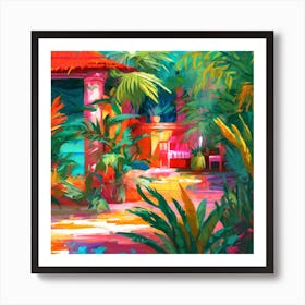 Tropical Garden Art Print