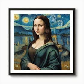 Starry Night Painting Art Print