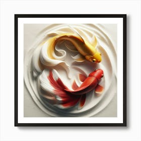 Chinese Koi Fish Art Print