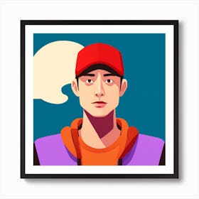 Portrait Of A Young Man Art Print