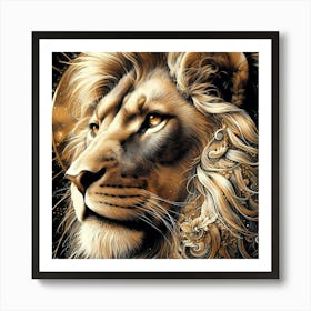 Wild Animal Illustration 102 Art Print