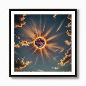 Full Moon In The Sky Art Print