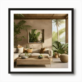 Tropical Living Room 62 Art Print