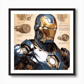 Iron Man Art Print