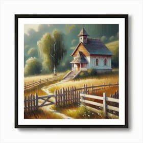 Country Church Art Print