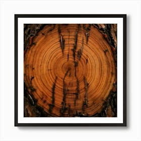 Firefly Tree, Pattern, Material, Background, Natural, Trunk, Abstract, Old, Wood, Brown, Nature, Rou (9) Art Print