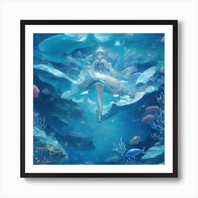 magical underwater world Art Print