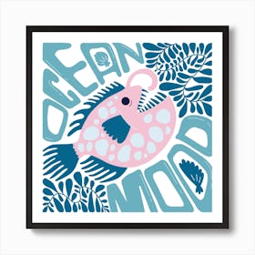 Groovy Ocean Mood Art Print