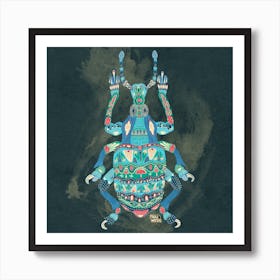 Blue Weevil Art Print