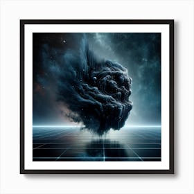 Dark blob Art Print