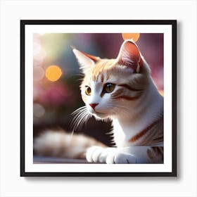 Cat Portrait 1 Art Print