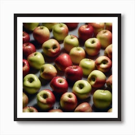 Red And Green Apples 4 Art Print