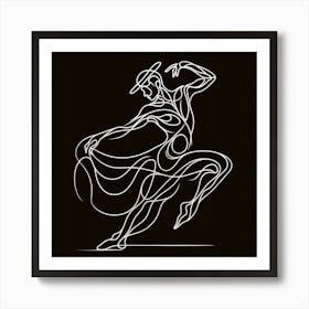 Abstract Dancer Art Print