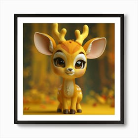 Cute Fawn Art Print