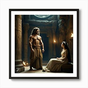 King And The Queen Art Print