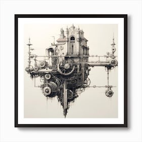 Clockwork City Art Print