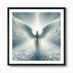 Angel With Wings 10 Art Print