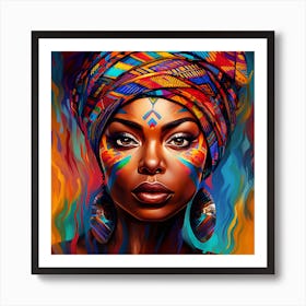 African Woman 19 Art Print