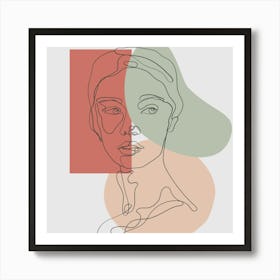 Portrait Of A Woman 6 Art Print