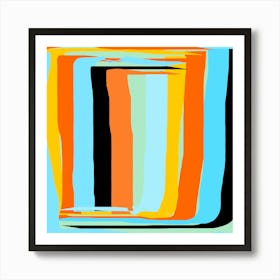 Abstract vintage Painting Art Print