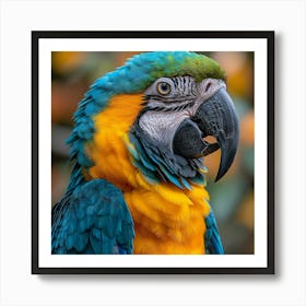 Colorful Parrot 8 Art Print