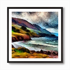 Scottish Highlands Seaside Series 5 Art Print