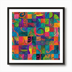 Abstract Painting 66 Art Print