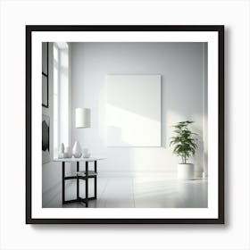 White Room Stock Videos & Royalty-Free Footage Art Print