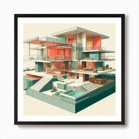 Modern House Art Print