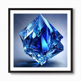 Blue Diamond 6 Art Print