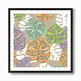 Tropical Leaves Art Print