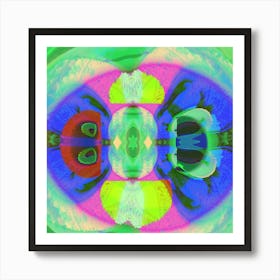 Psychedelic Owl 1 Art Print