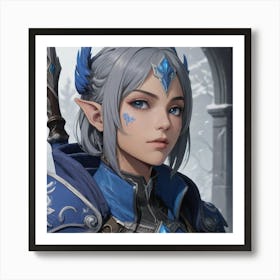 Elf Girl Art Print