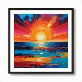 Sunset Art Print