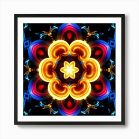 Psychedelic Mandala 103 Poster