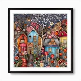 House In The Forest Art Print