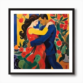 Couple Dancing Art Print