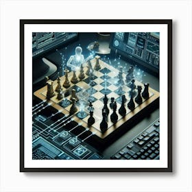 Chess Game 2 Art Print