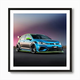 Volkswagen Golf R 5 Poster