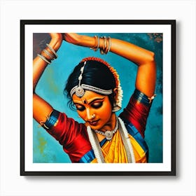 Indian Dancer 1 Art Print