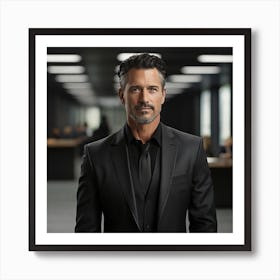 Man In A Suit 1 Art Print